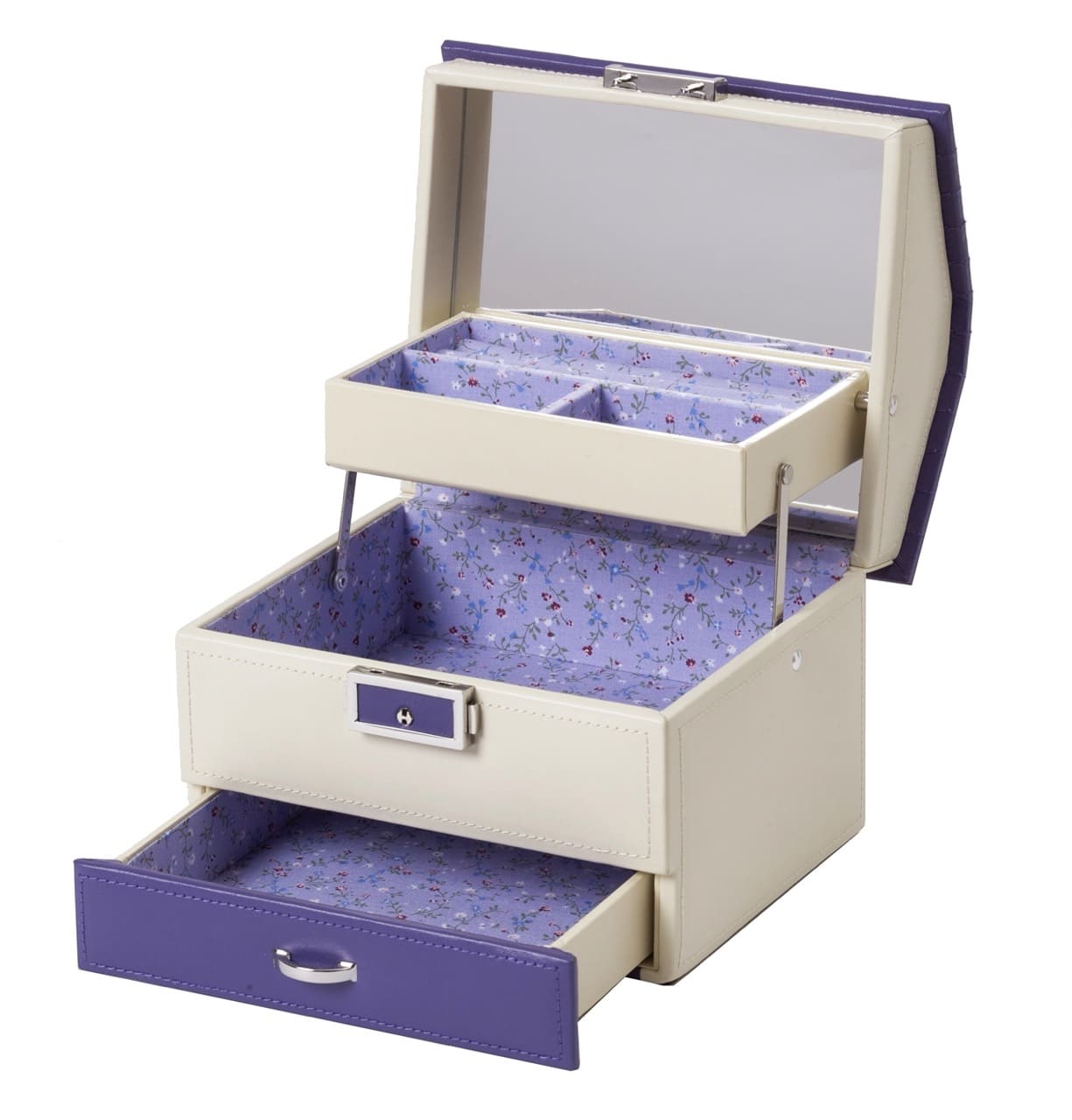 SMYKKESKRIN LILLA OG BEIGE